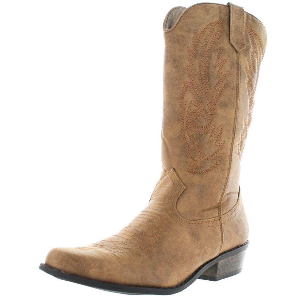 Coconuts by Matisse Gaucho Cognac Pu Womens boots 7.5 NEW